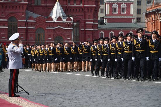 Moscow Interior Ministry's university graduation ceremony