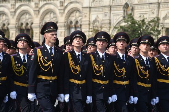 Moscow Interior Ministry's university graduation ceremony