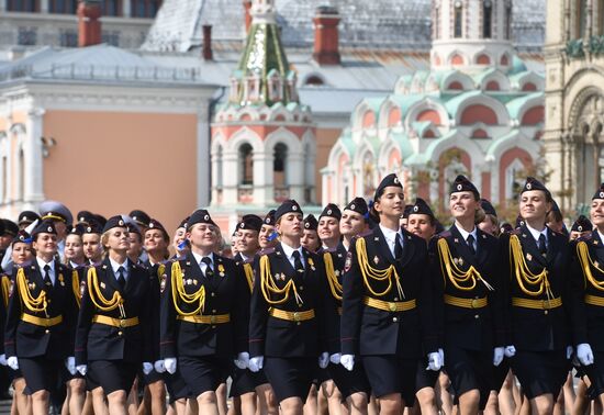 Moscow Interior Ministry's university graduation ceremony
