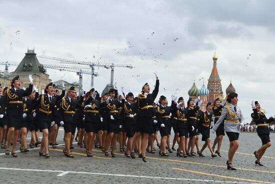 Moscow Interior Ministry's university graduation ceremony