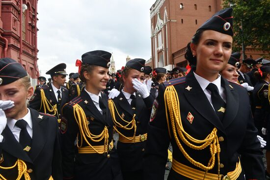 Moscow Interior Ministry's university graduation ceremony