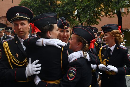 Moscow Interior Ministry's university graduation ceremony