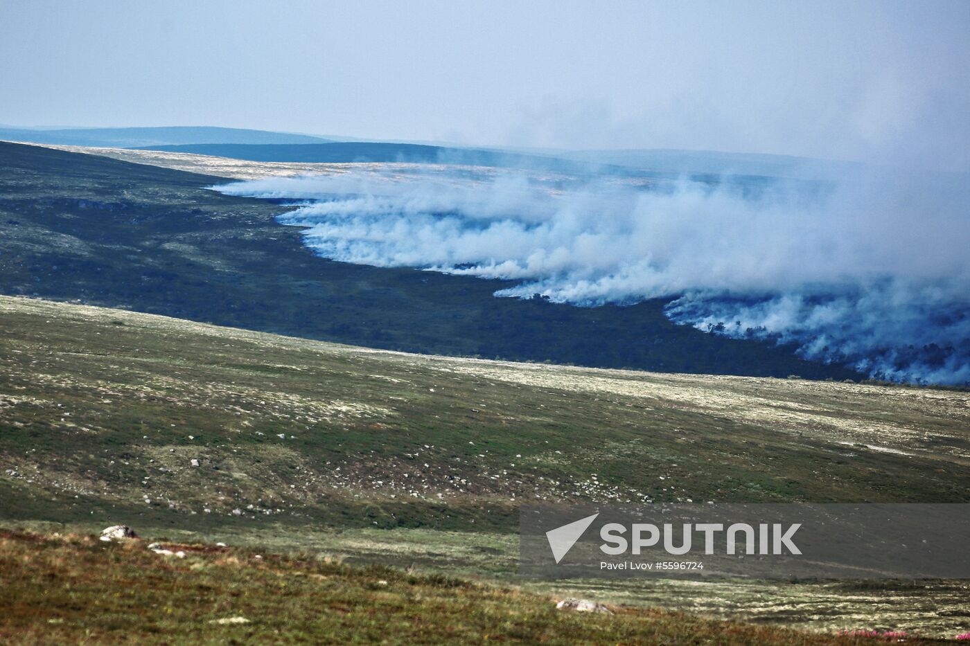 Wild fires in Murmansk Region