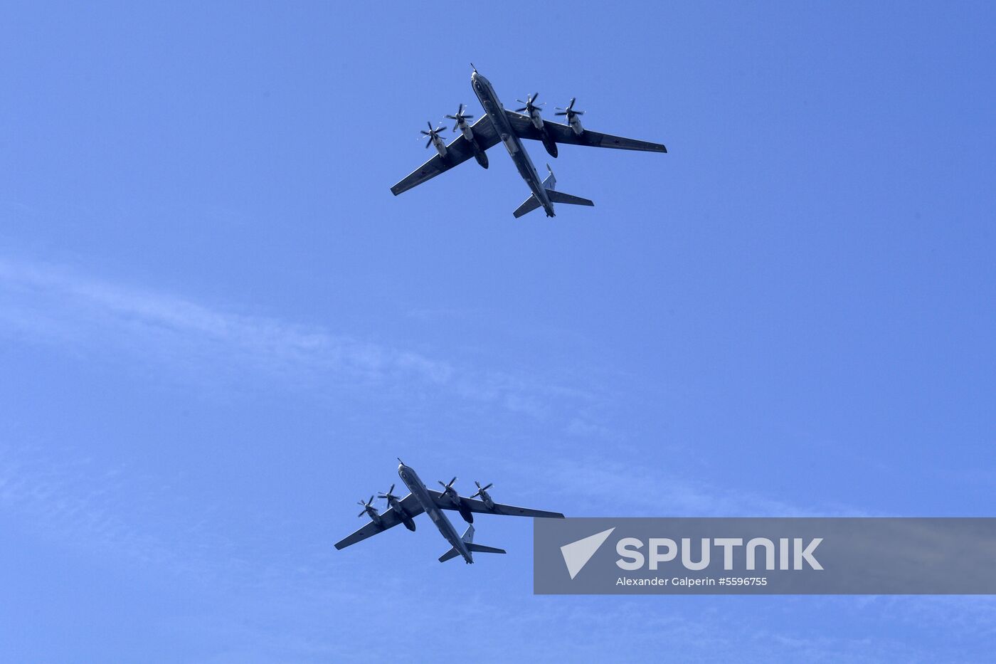 First combined rehearsal of Russian Navy parade