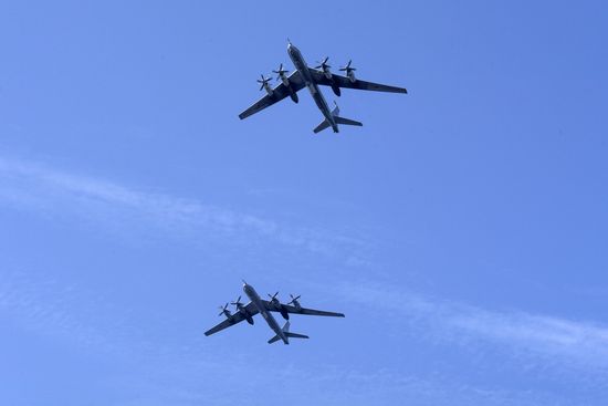 First combined rehearsal of Russian Navy parade