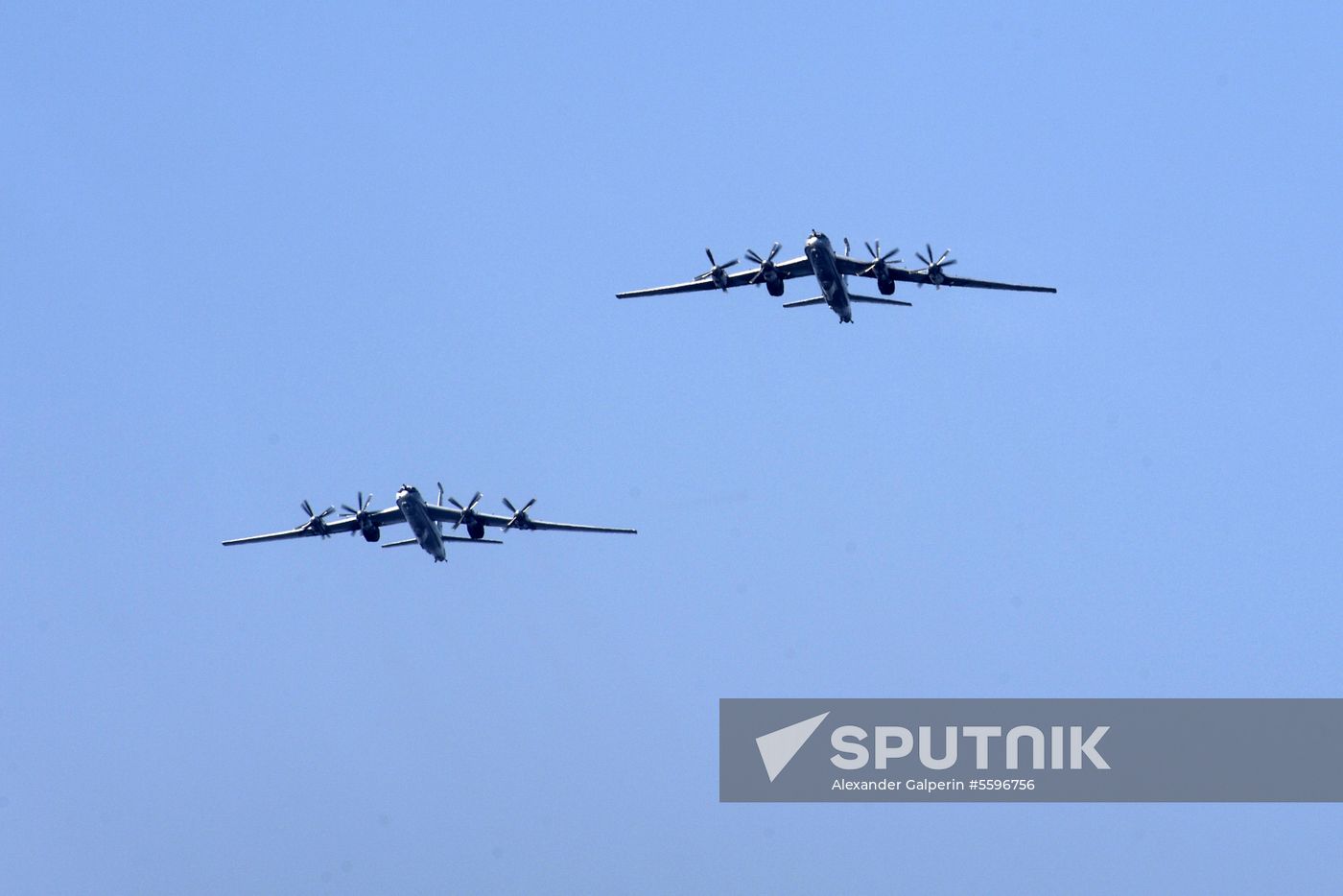 First combined rehearsal of Russian Navy parade