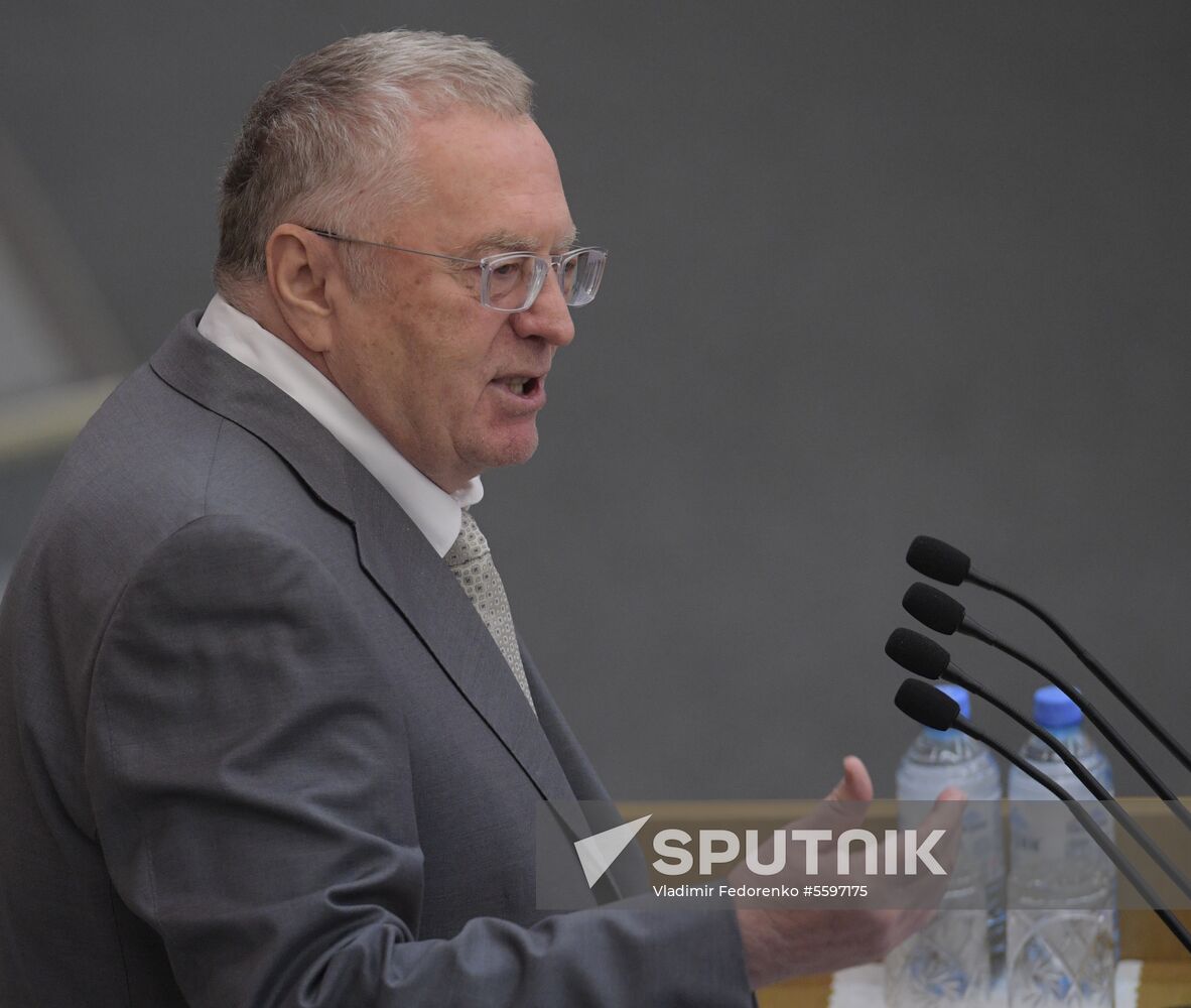 State Duma plenary meeting