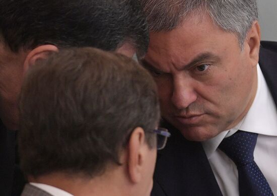 State Duma plenary meeting