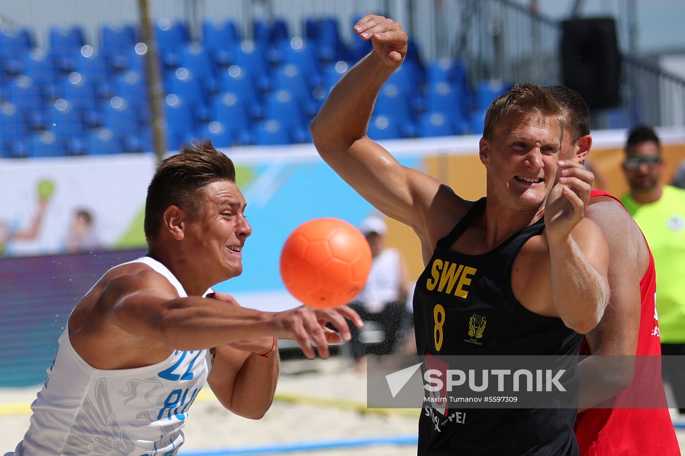 Beach Handball. 2018 World Championships. Day one