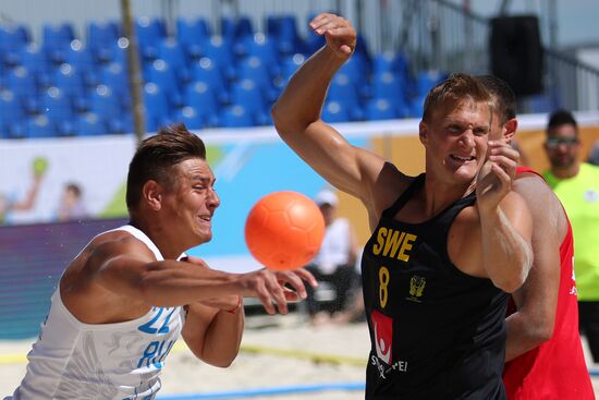 Beach Handball. 2018 World Championships. Day one