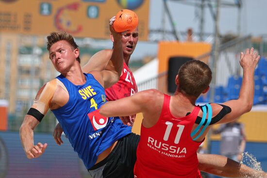 Beach Handball. 2018 World Championships. Day one