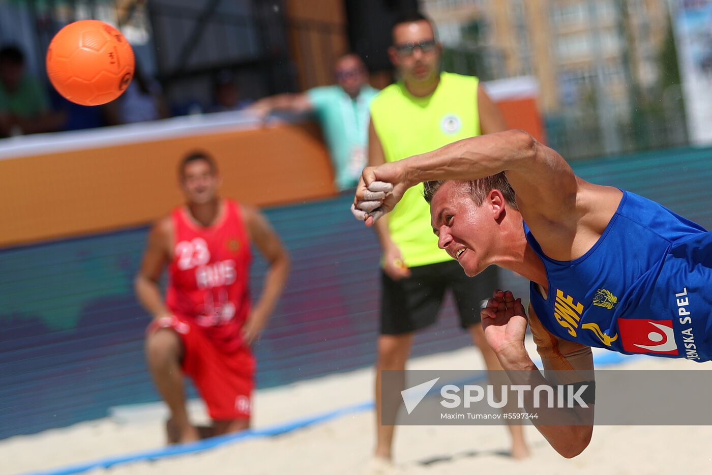 Beach Handball. 2018 World Championships. Day one