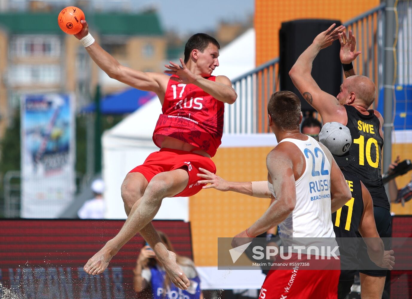 Beach Handball. 2018 World Championships. Day one