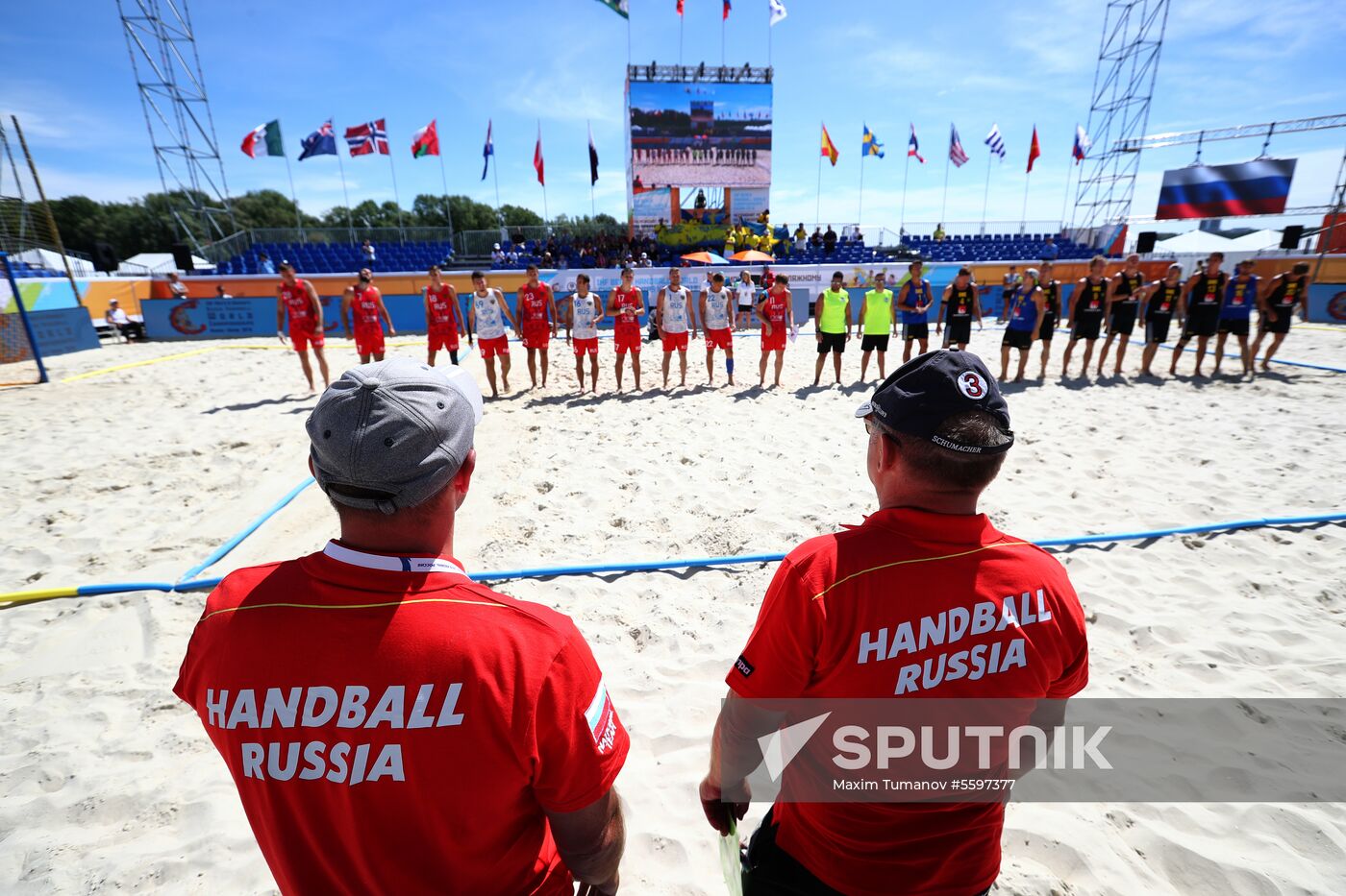Beach Handball. 2018 World Championships. Day one