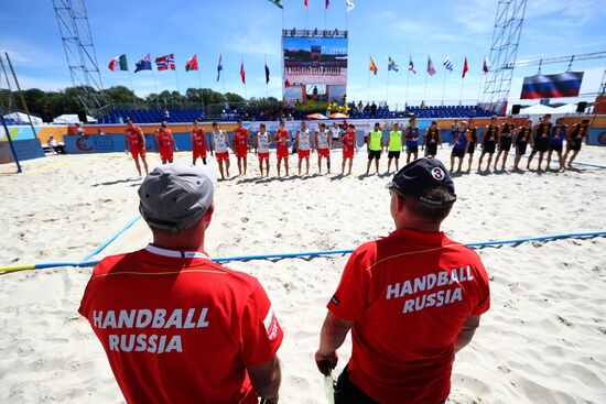 Beach Handball. 2018 World Championships. Day one