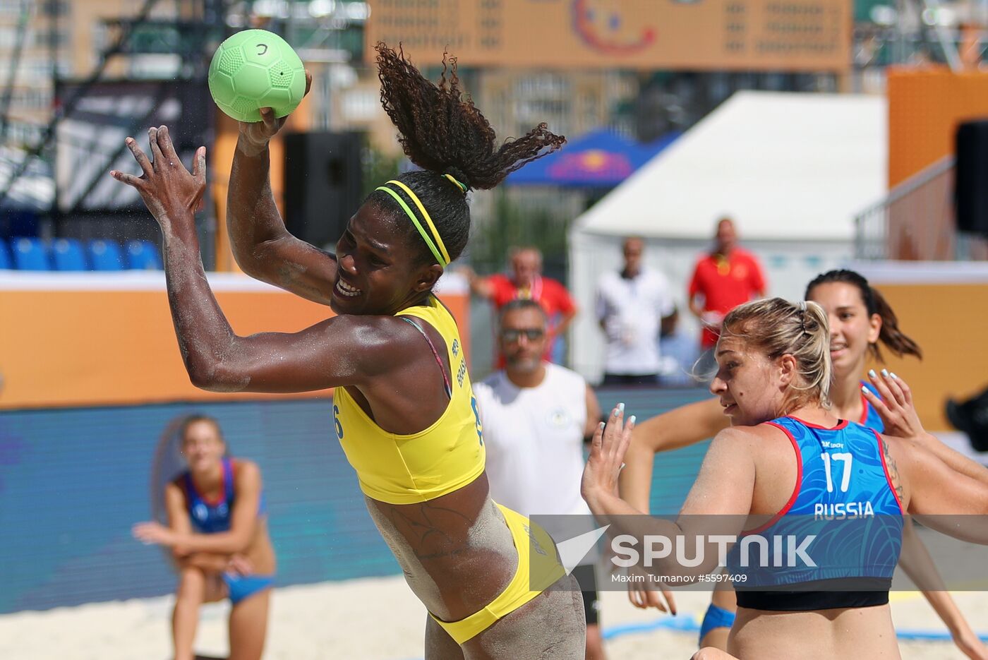 Beach Handball. 2018 World Championships. Day one