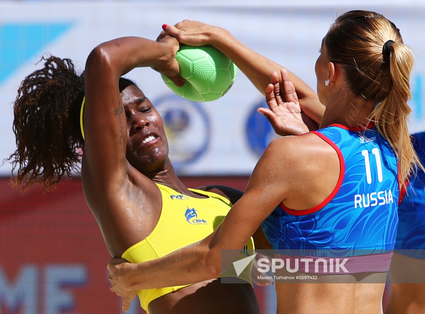 Beach Handball. 2018 World Championships. Day one