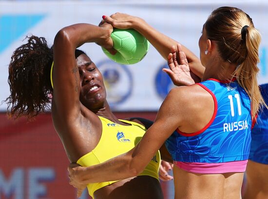 Beach Handball. 2018 World Championships. Day one