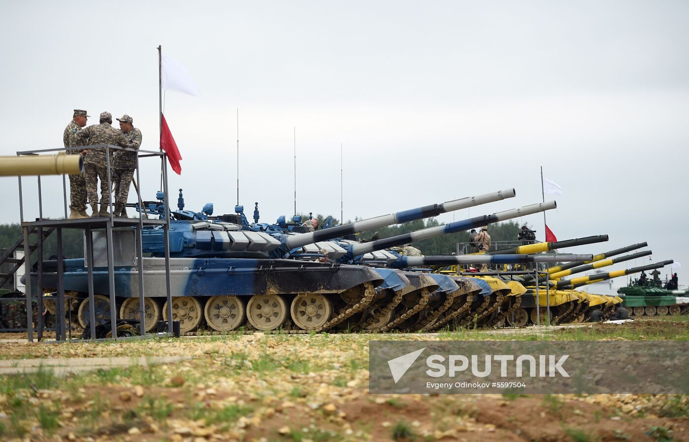 Preparations for Tank Biathlon 2018 international competition