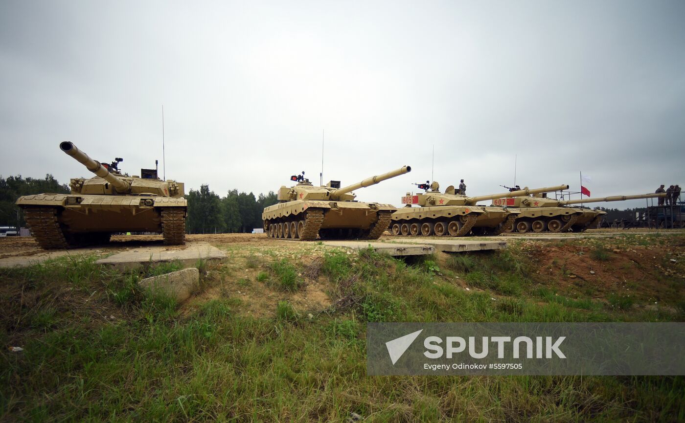 Preparations for Tank Biathlon 2018 international competition