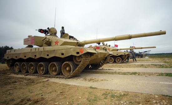 Preparations for Tank Biathlon 2018 international competition
