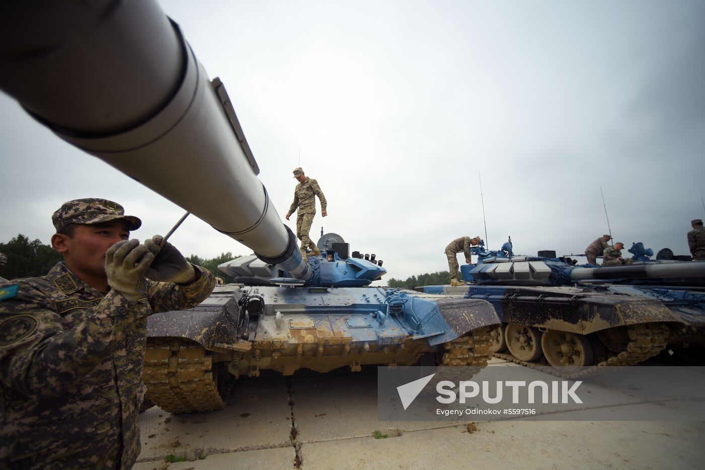 Preparations for Tank Biathlon 2018 international competition