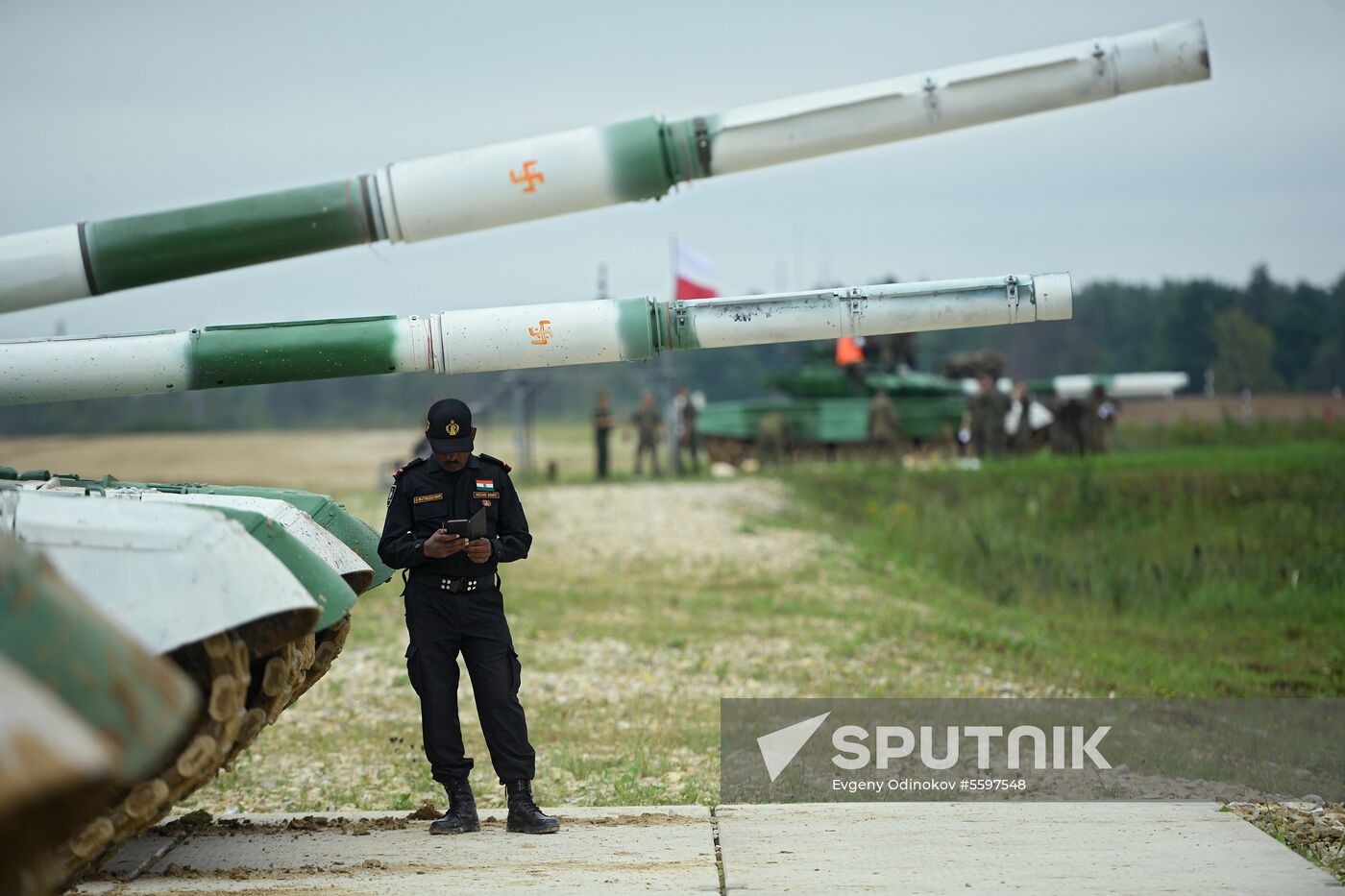 Preparations for Tank Biathlon 2018 international competition