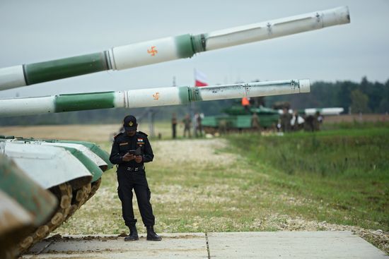 Preparations for Tank Biathlon 2018 international competition