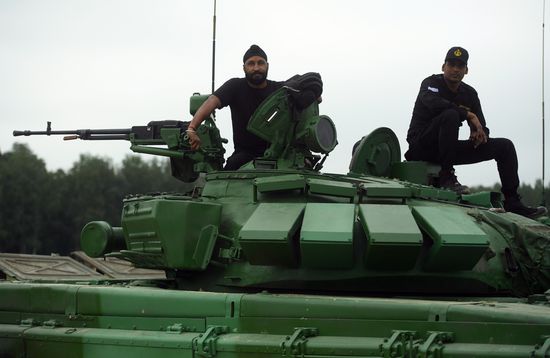 Preparations for Tank Biathlon 2018 international competition