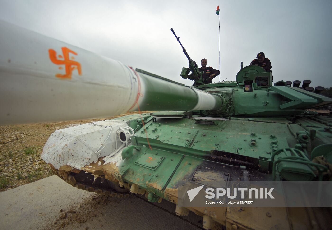 Preparations for Tank Biathlon 2018 international competition