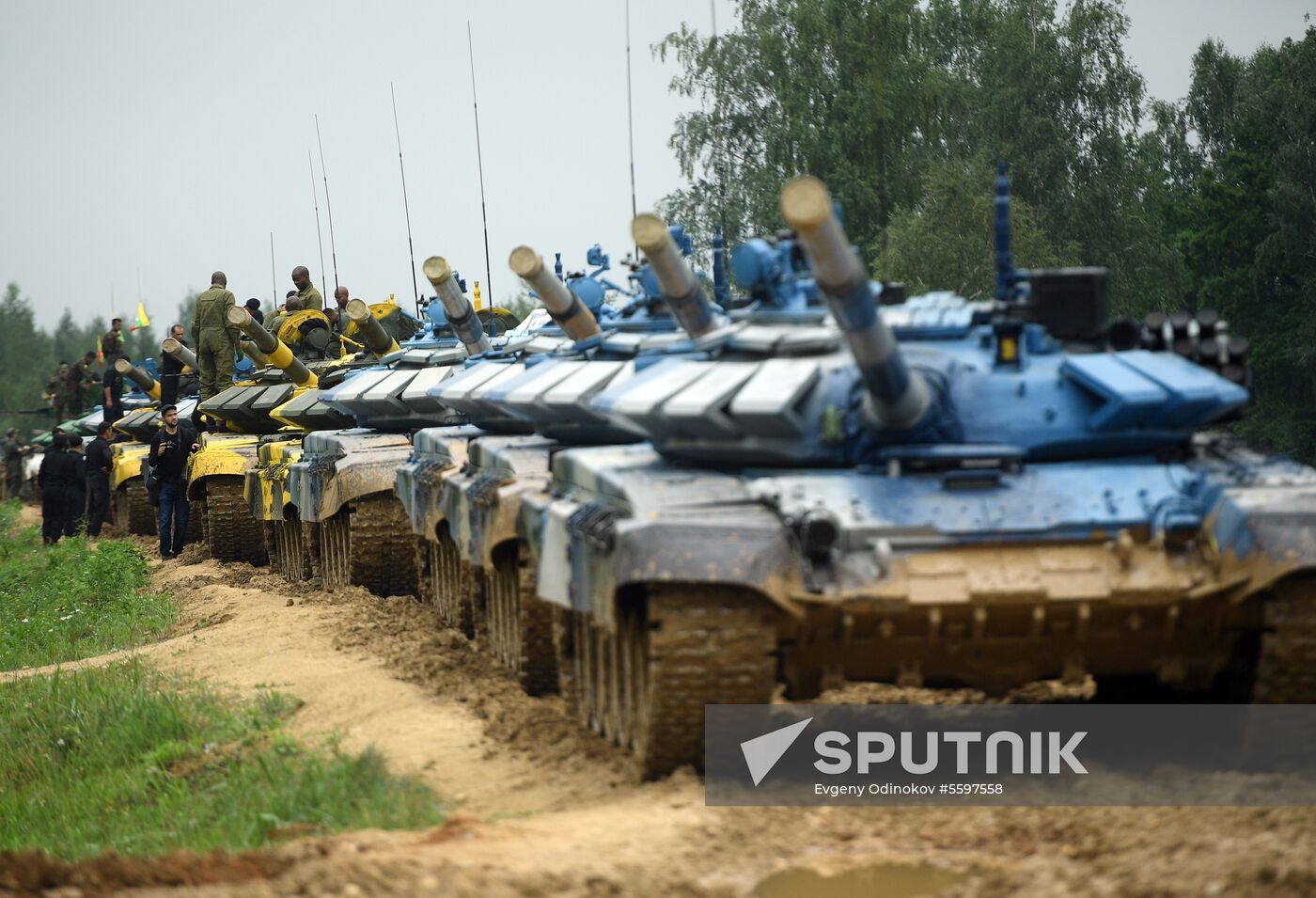 Preparations for Tank Biathlon 2018 international competition
