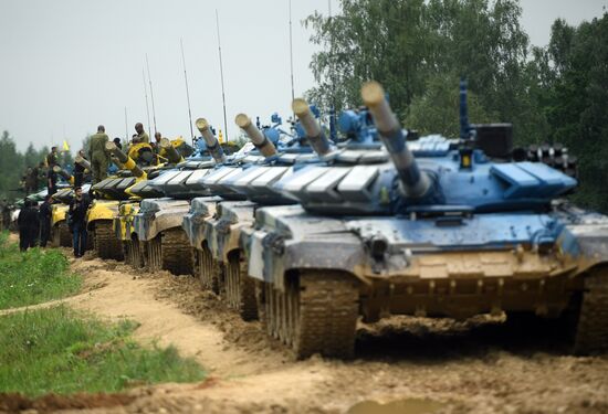 Preparations for Tank Biathlon 2018 international competition