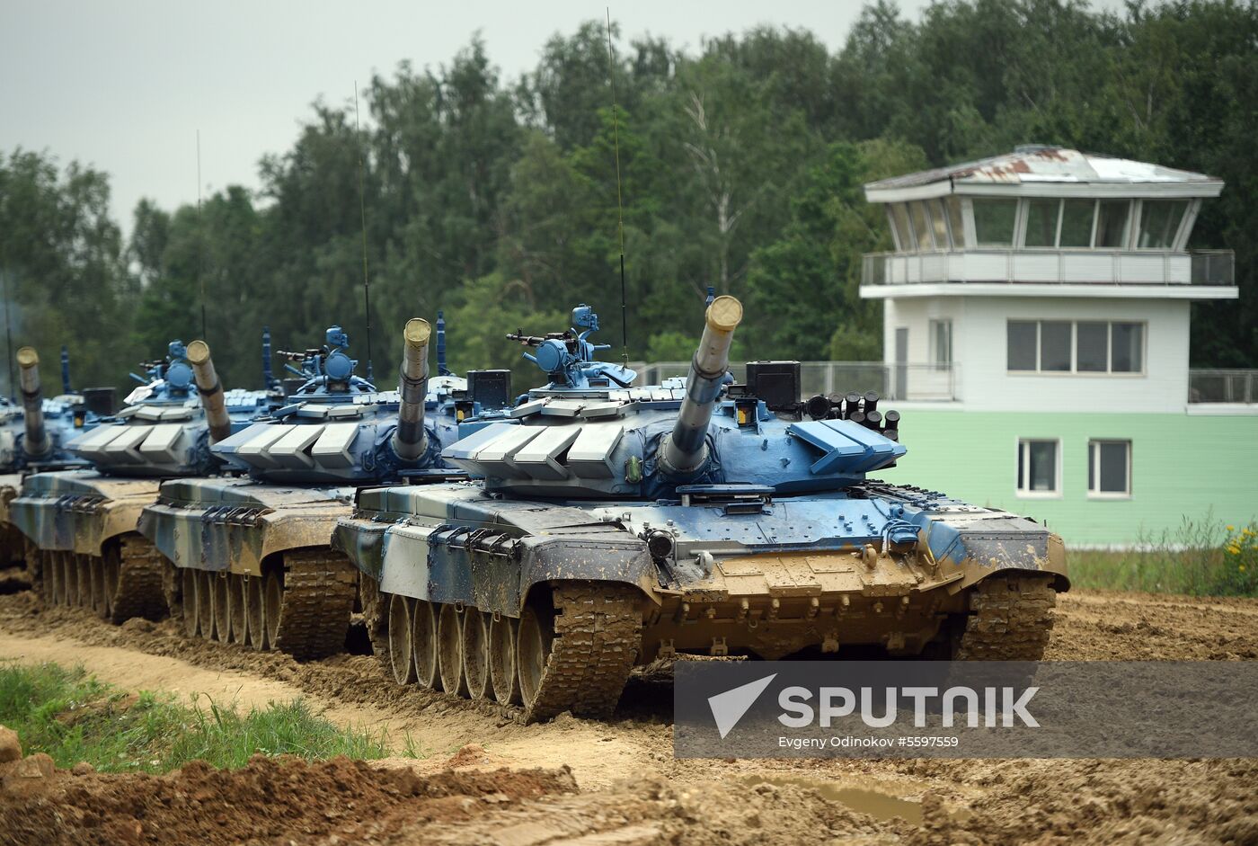 Preparations for Tank Biathlon 2018 international competition