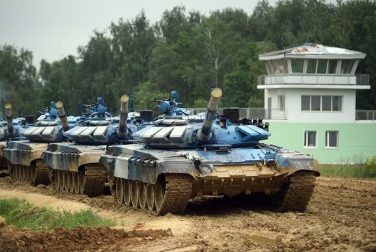 Preparations for Tank Biathlon 2018 international competition