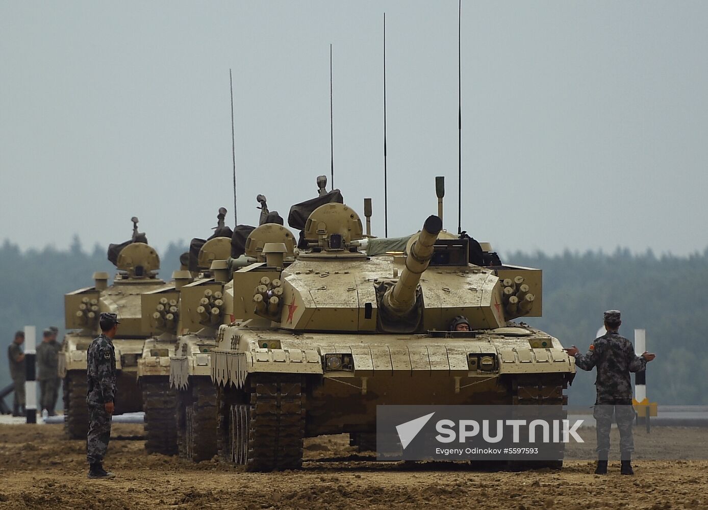 Preparations for Tank Biathlon 2018 international competition