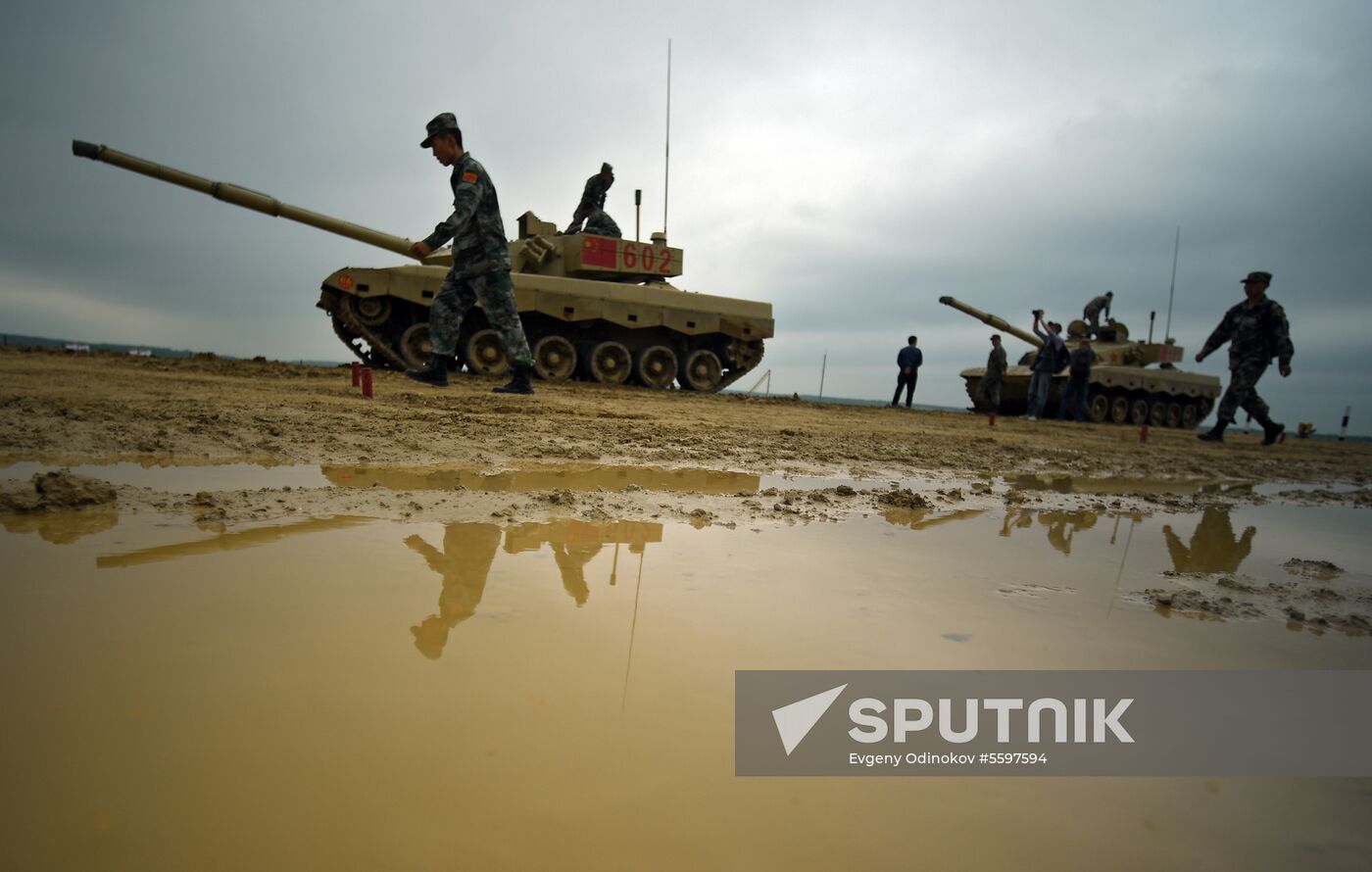 Preparations for Tank Biathlon 2018 international competition