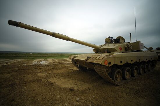 Preparations for Tank Biathlon 2018 international competition