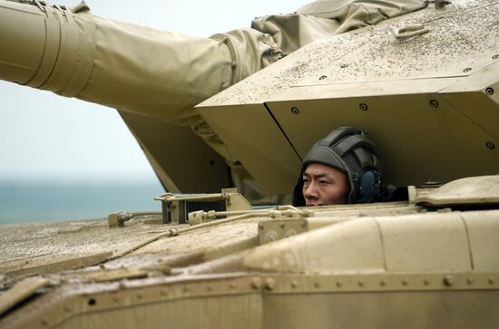Preparations for Tank Biathlon 2018 international competition