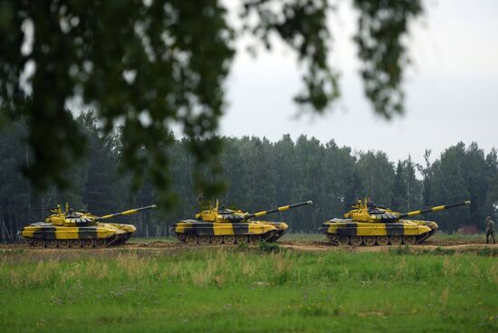Preparations for Tank Biathlon 2018 international competition
