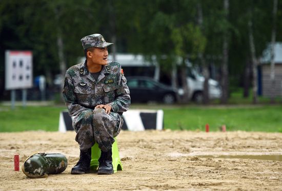 Preparations for Tank Biathlon 2018 international competition