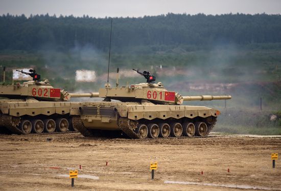 Preparations for Tank Biathlon 2018 international competition