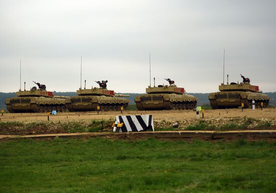 Preparations for Tank Biathlon 2018 international competition