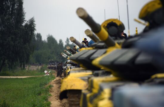 Preparations for Tank Biathlon 2018 international competition