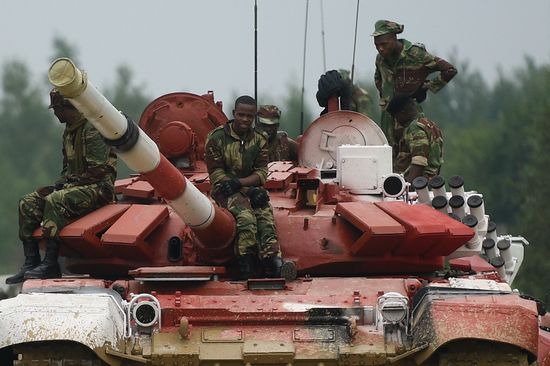 Preparations for Tank Biathlon 2018 international competition