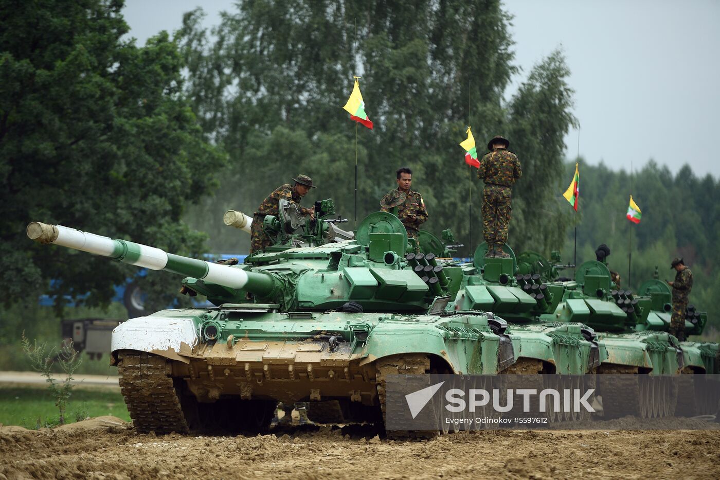 Preparations for Tank Biathlon 2018 international competition