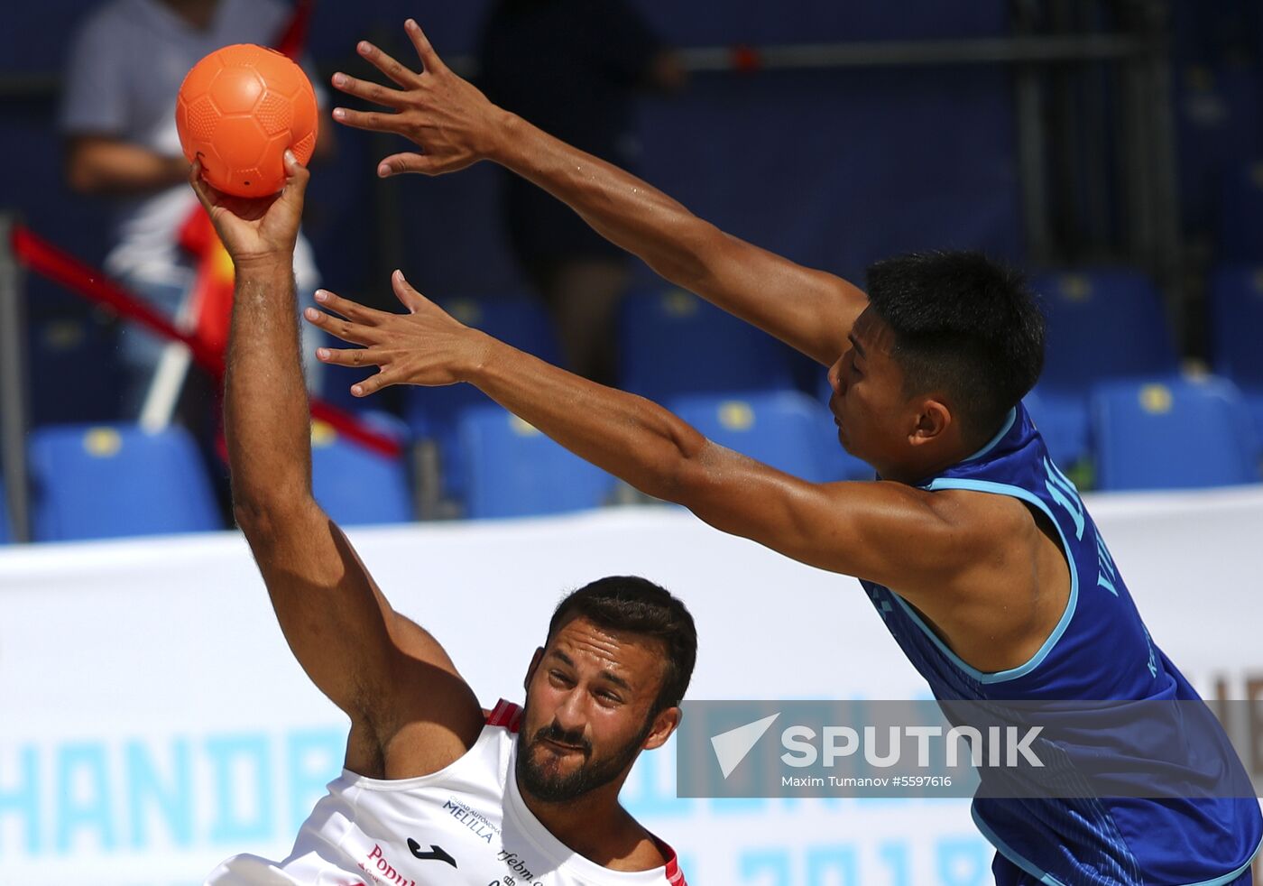 Beach Handball. 2018 World Championships. Day one