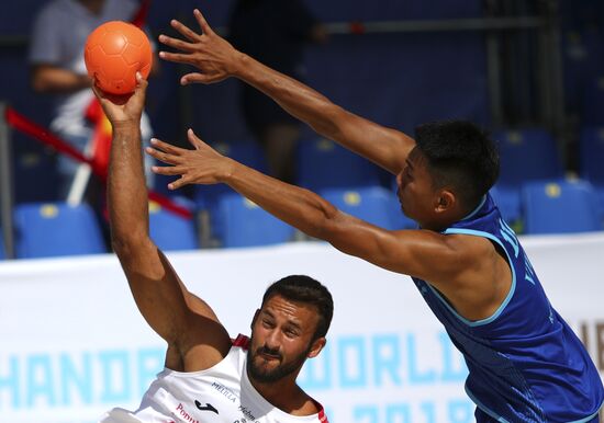 Beach Handball. 2018 World Championships. Day one