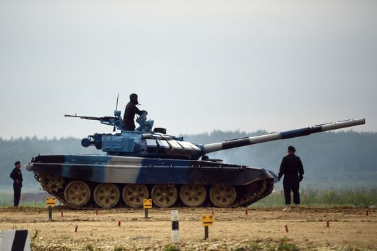 Preparations for Tank Biathlon 2018 international competition