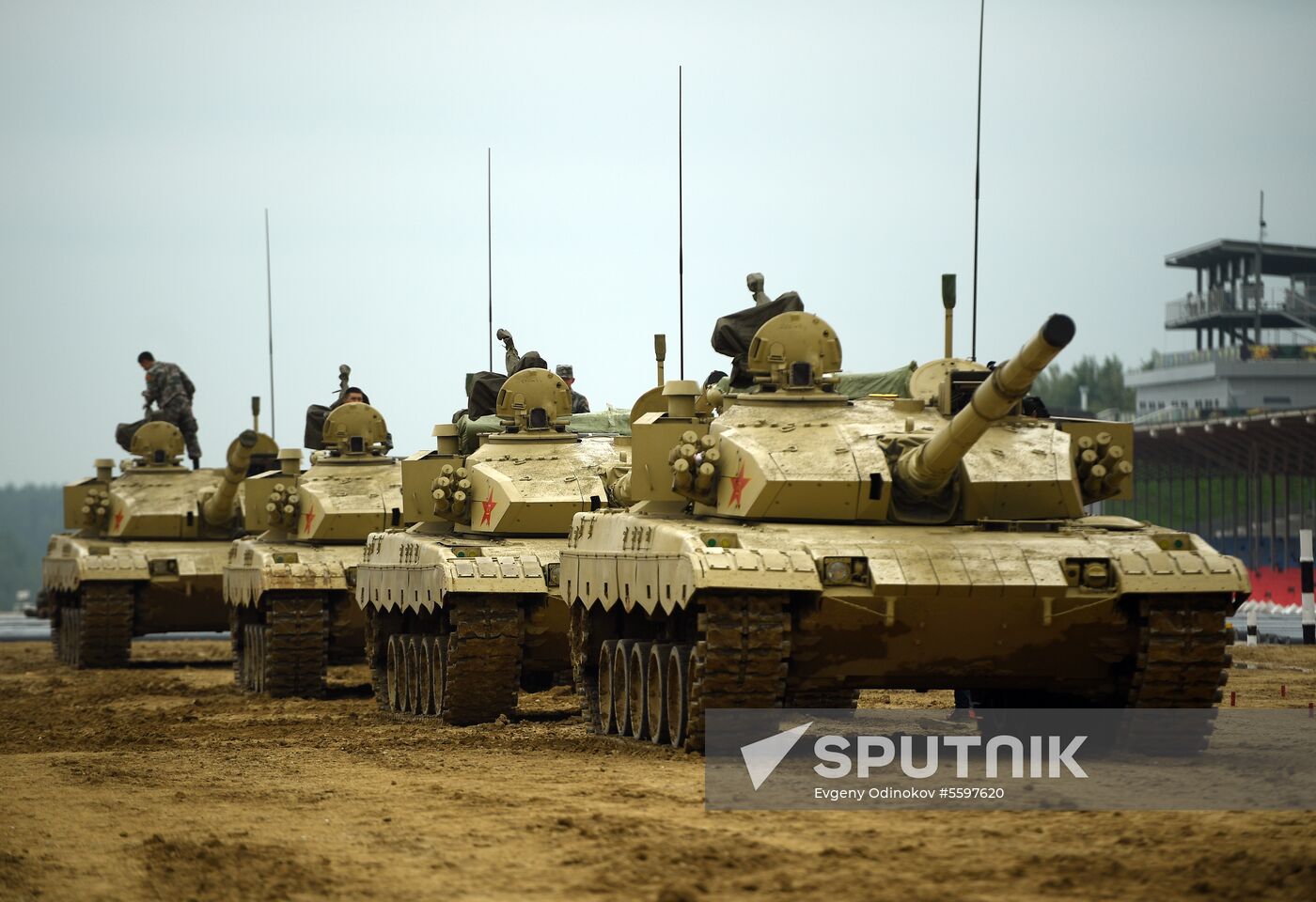 Preparations for Tank Biathlon 2018 international competition