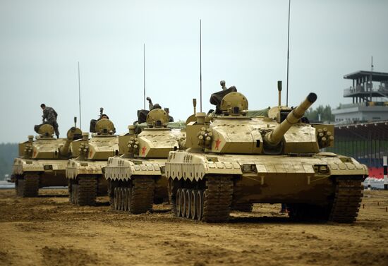 Preparations for Tank Biathlon 2018 international competition
